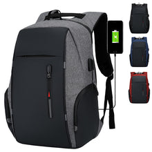 Load image into Gallery viewer, Backpack Men USB Charging Waterproof Laptop Backpack Women Casual Oxford Male